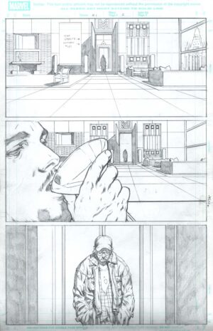 Ultimate Human #1 Page 2 by Cary Nord
