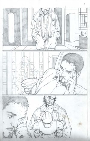 Ultimate Human #1 Page 3 by Cary Nord