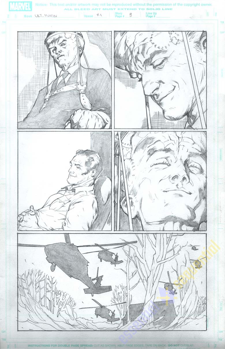 Ultimate Human #1 Page 8 by Cary Nord 1 Ultimate Human #1 Page 8 by Cary Nord