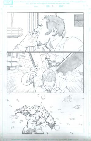 Ultimate Human #2 Page 2 by Cary Nord