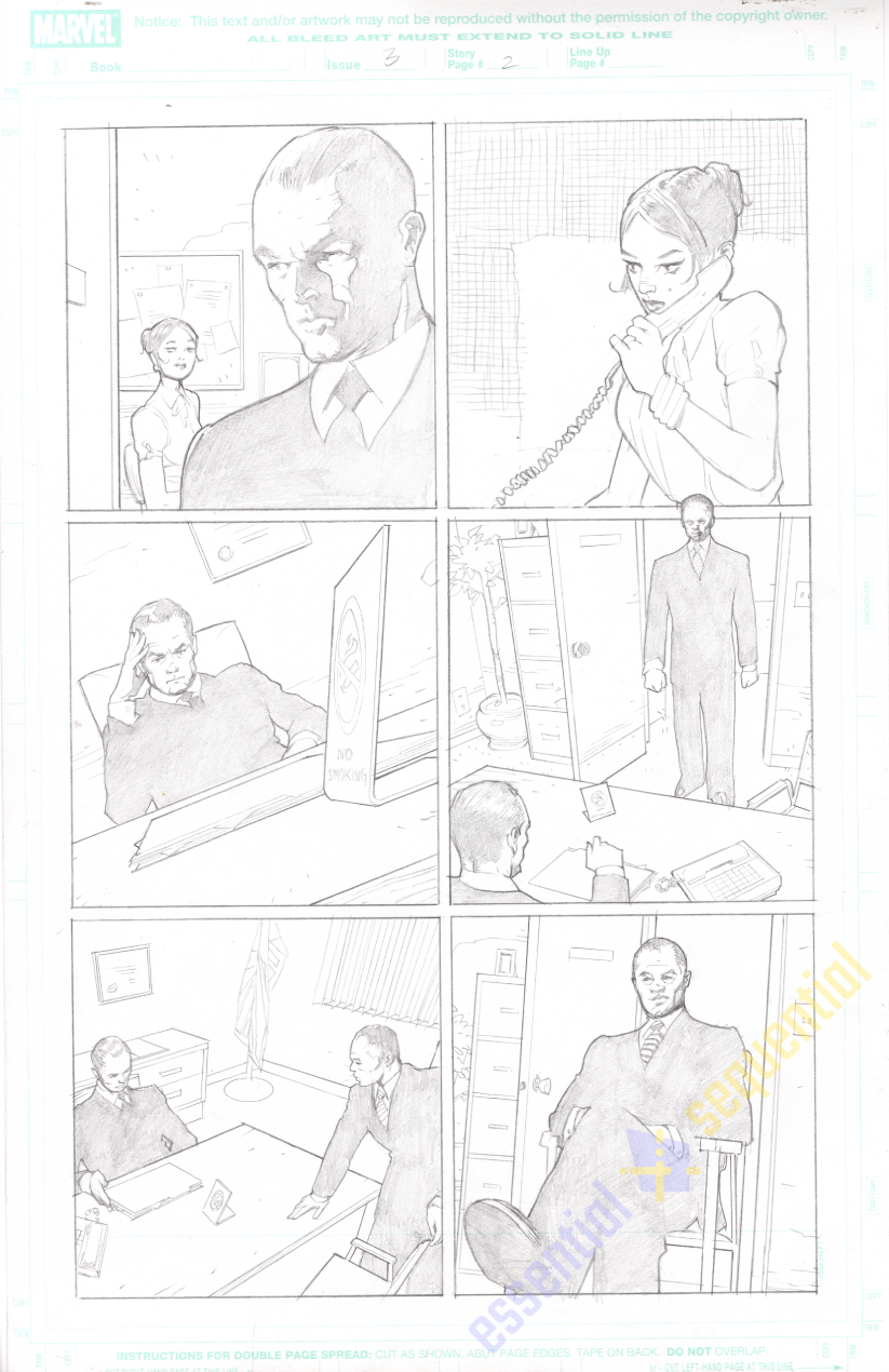 Ultimate Human #3 Page 2 by Cary Nord 1 Ultimate Human #3 Page 2 by Cary Nord