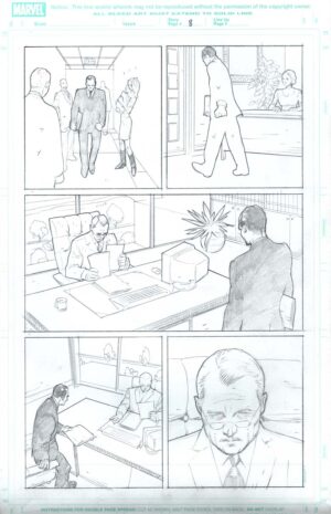 Ultimate Human #3 Page 8 by Cary Nord