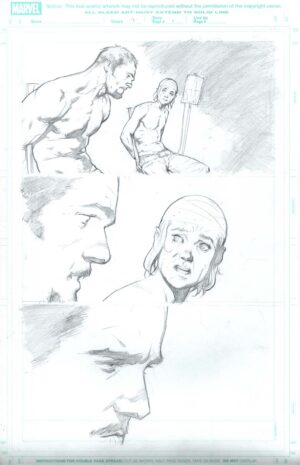 Ultimate Human #4 Page 1 by Cary Nord